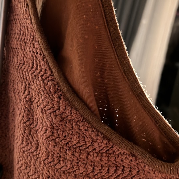 Racerback Knit Sleeveless Top in Rust - Picture 6 of 6